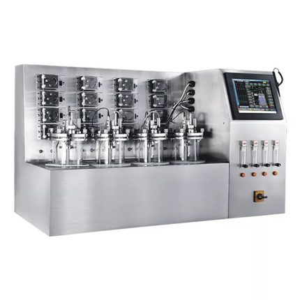 bioreaktorsystem med flera parallella glasfermentorer